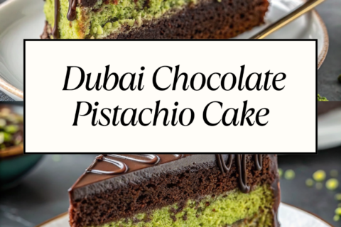 Dubai Chocolate Pistachio Cake | Viral-Inspired Luxury Dessert