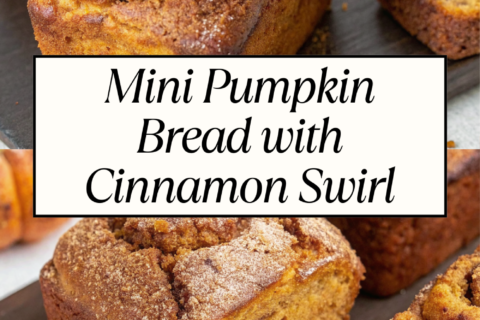 Mini Pumpkin Bread with Cinnamon Swirl | Cozy Fall Baking