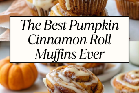 The Best Pumpkin Cinnamon Roll Muffins Ever | Soft, Swirled & Spiced