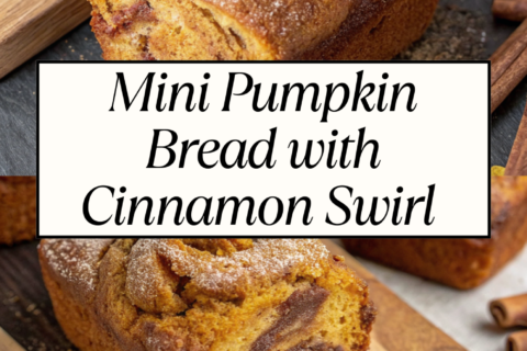 Mini Pumpkin Bread with Cinnamon Swirl – Cozy Fall Baking