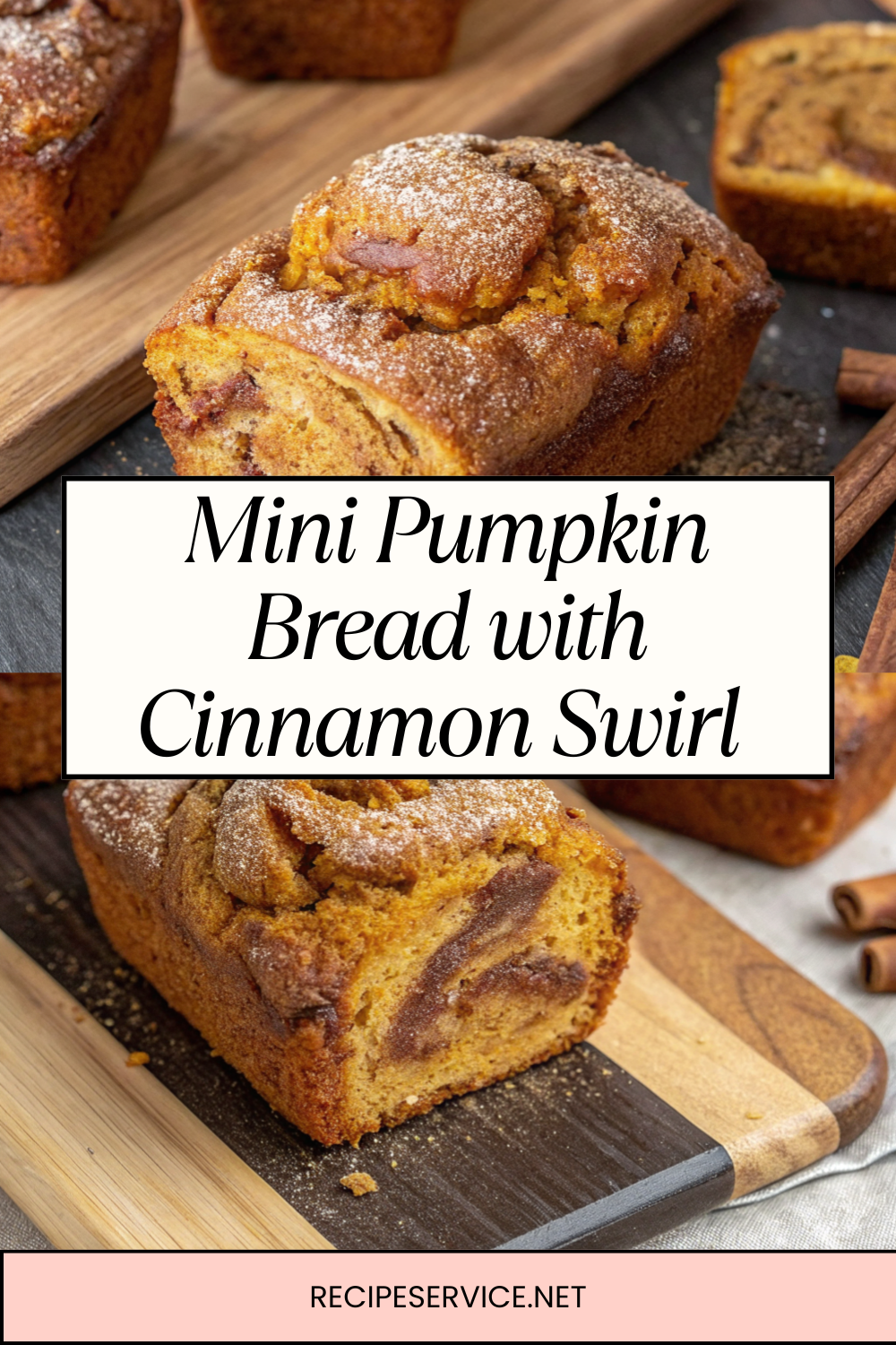 Mini Pumpkin Bread with Cinnamon Swirl – Cozy Fall Baking