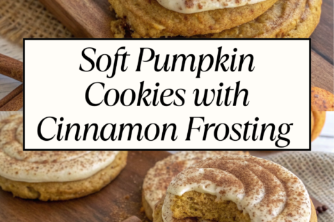 Soft Pumpkin Cookies with Cinnamon Frosting | Cozy Fall Baking