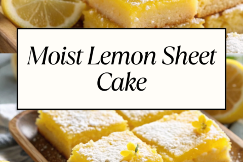 Moist Lemon Sheet Cake – Easy & Refreshing!